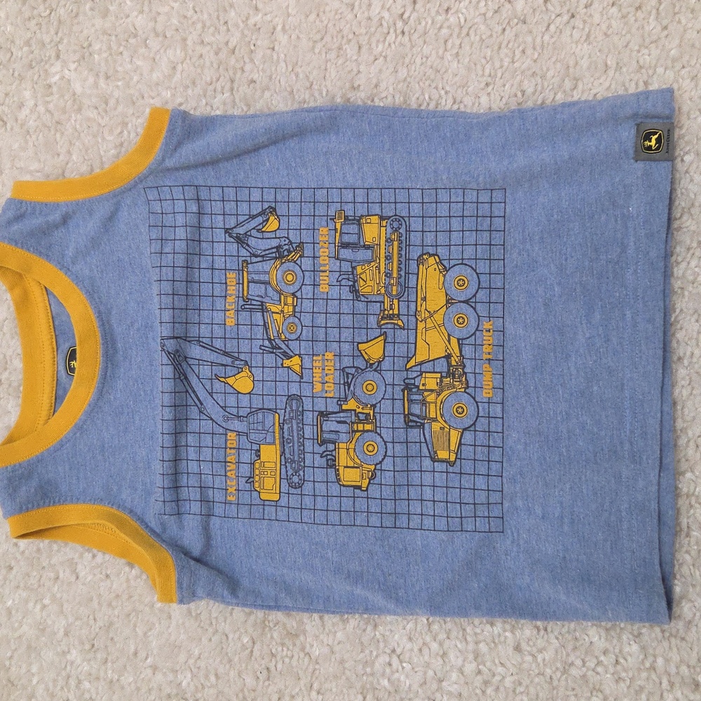 John Deere (4) Lot Of 4T Kids Tank Tops, All Size 4T - Picture 6 of 16